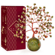 KARMAPLEDGE crystal tree life base promotes balance for home and office.