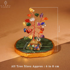 KARMAPLEDGE crystal tree of life sacral chakra stones to spark creativity at work