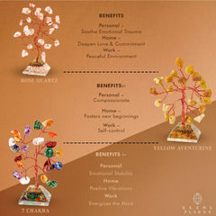 KARMAPLEDGE crystal tree of life solar plexus stones to boost confidence at home