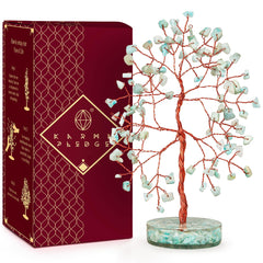 KARMAPLEDGE crystal tree tabletop decor promoting balanced energy and serene spaces