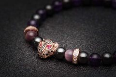 Karseer Rose Purple Cat-Eye Beads add subtle sparkle.