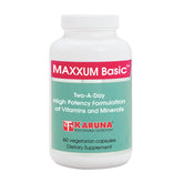 Karuna Maxxum Basic 60 vcaps bottle and label for a complete daily micronutrient routine.
