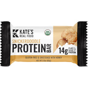 Kate's Snickerdoodle bar pack shot showing 12 bars for convenient grab-and-go fuel.
