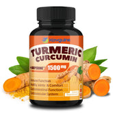 Kavguine turmeric bottle and label highlighting organic ingredients for daily joint comfort potential.