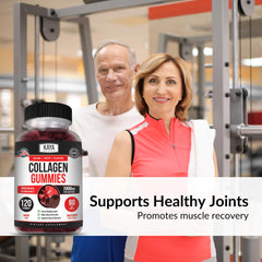 Kaya Naturals Collagen Gummy strawberry flavor, enjoyable way to take collagen peptides daily.