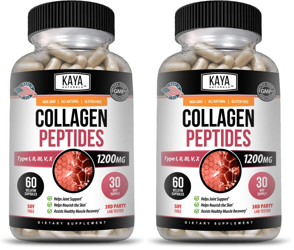 Kaya Naturals Multi Collagen bottle front for daily wellness.