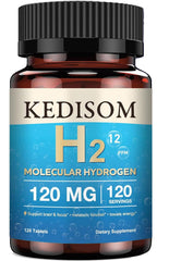 KEDISOM H2 tablets in a bottle for convenient hydration on the go