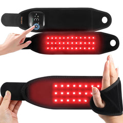 Keneo red light therapy wristband close-up showing sleek design for comfortable wear.