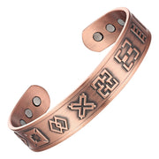 KENLANO copper bracelet closed bangle offers a clean silhouette for all-day comfort.