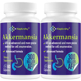 Keptrohy Akkermansia bottle with 300B AFU capsules supports gut balance
