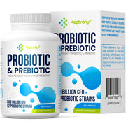 Keptrohy Probiotics 300B CFU label highlights potency and daily digestive support.
