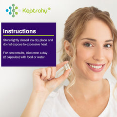 Keptrohy vegan shelf-stable probiotic bottle for convenient use