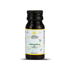 Kerala Ayurveda Eranda Sukumaram oil bottle with castor base for elimination support