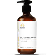 Kerala Ayurveda Pinda Thailam bottle showing sesame based oil for skin hydration