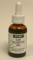 KERATIN RESEARCH Saw Palmetto Oil dropper shown for convenient dosing.