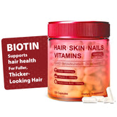 Kereeao Hair Skin Nails bottle pour supports easy daily beauty routine.