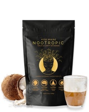 Keto Brainz crema nootrópica C8MCT en bote para claridad matutina.