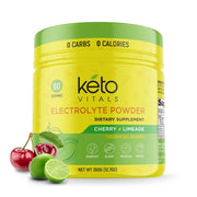 Keto Vitals Electrolyte Powder bottle ready for on-the-go hydration and energy