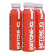 Ketone-IQ bottle being poured for clean energy without sugar or caffeine.