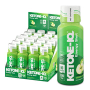 Ketone-IQ front packaging green apple showing 24-pack and benefits
