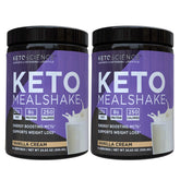 Keto Science ketogenic meal shake vanilla bottle ideal for on-the-go keto nutrition