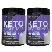 Keto Science ketogenic meal shake vanilla bottle ideal for on-the-go keto nutrition
