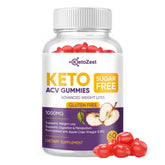 KetoZest Keto ACV Gummies bottle front, sugar-free weight support option.