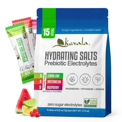 Kevala Hydrating Salts lemon-lime stick for sugar-free hydration on the go