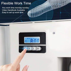 Kevinleo Scent Machine HVAC offers flexible timer settings for tailored diffusion.