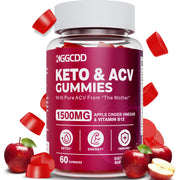 KGGCDD Keto ACV Gummies Extreme1500MG bottle front for daily convenient use.