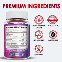 KGGCDD Keto ACV Gummies featuring pomegranate and beet juice showcase natural ingredients.