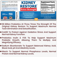 Kidney Restore capsules close-up showing delayed-release design for kidney health