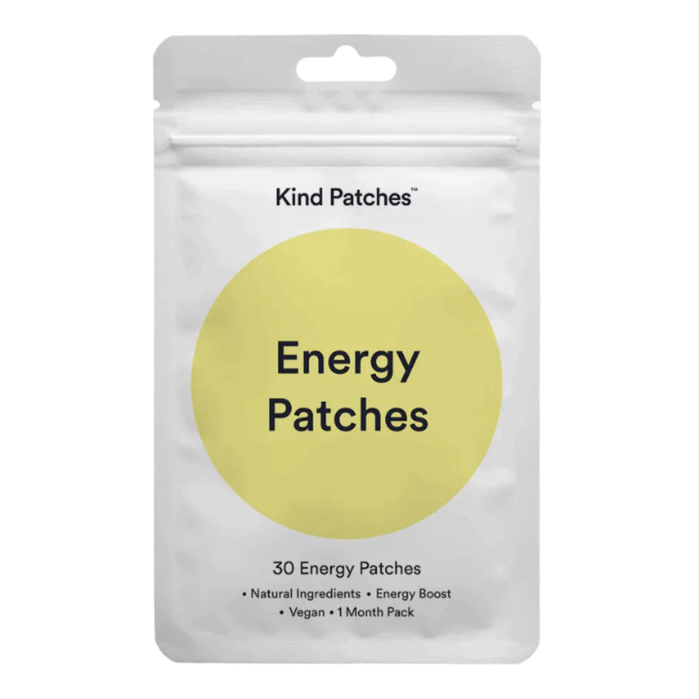 Kind Patches Energy Patches front view, discreet design for steady energy support