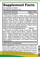 King Naturals ingredients panel shows 26 organic whole foods for daily wellness