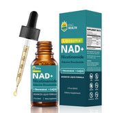 KingHealth CoQ10 NAD+ Resveratrol liquid bottle highlights the potent daily energy formula.