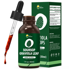 KingHealth Soursop Drops bottle shown for easy daily use and dosing.