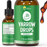KingHealth Yarrow tincture bottle with amber liquid for daily use
