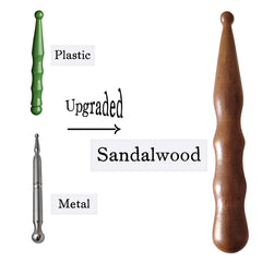 KINTEGOOD sandalwood acupoint pen with precision tip for accurate point targeting.