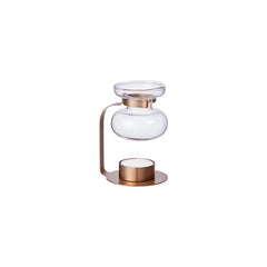 Kinto Aroma Oil Warmer copper cup radiates warmth while releasing fragrance.