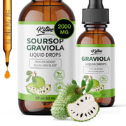 KITIVE Organic Soursop Bitters bottle front view shows vegan and gluten-free wellness.