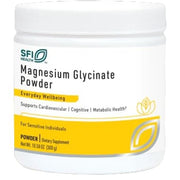 Klaire Labs magnesium bisglycinate powder ready to mix for high absorption.