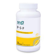 SFI Health Klaire Labs P-5-P bottle front—hypoallergenic vitamin B6 for daily vitality.