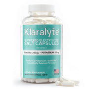Klaralyte bottle with 300 capsules for convenient daily electrolyte support