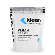 Klean Athlete Klean Isolate bottle in natural chocolate flavor for daily protein support