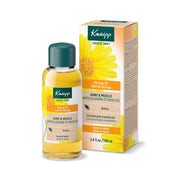 Kneipp Joint & Muscle Arnica Massage Oil bottle highlighting natural formula for muscle comfort.