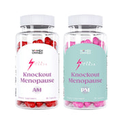 Knockout Menopause AM bottle energy support for daytime vitality.