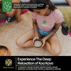 Koa Kava noble waka powder jar highlighting premium quality