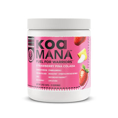 KOA Warrior Mana hydration stick pack ready to pour for quick electrolyte replenishment during workouts