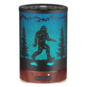 Kobodon essential oil diffuser Bigfoot color lights provide calming ambiance.