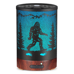 Kobodon essential oil diffuser Bigfoot color lights provide calming ambiance.